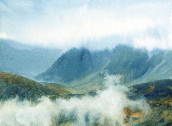 Mist under Ben Nevis