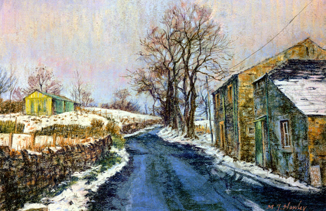A Country Lane Near Pendle, Winter