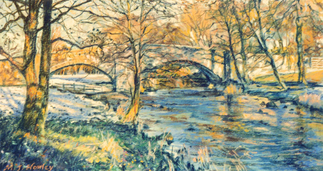 Bridge at Slaidburn, Winter